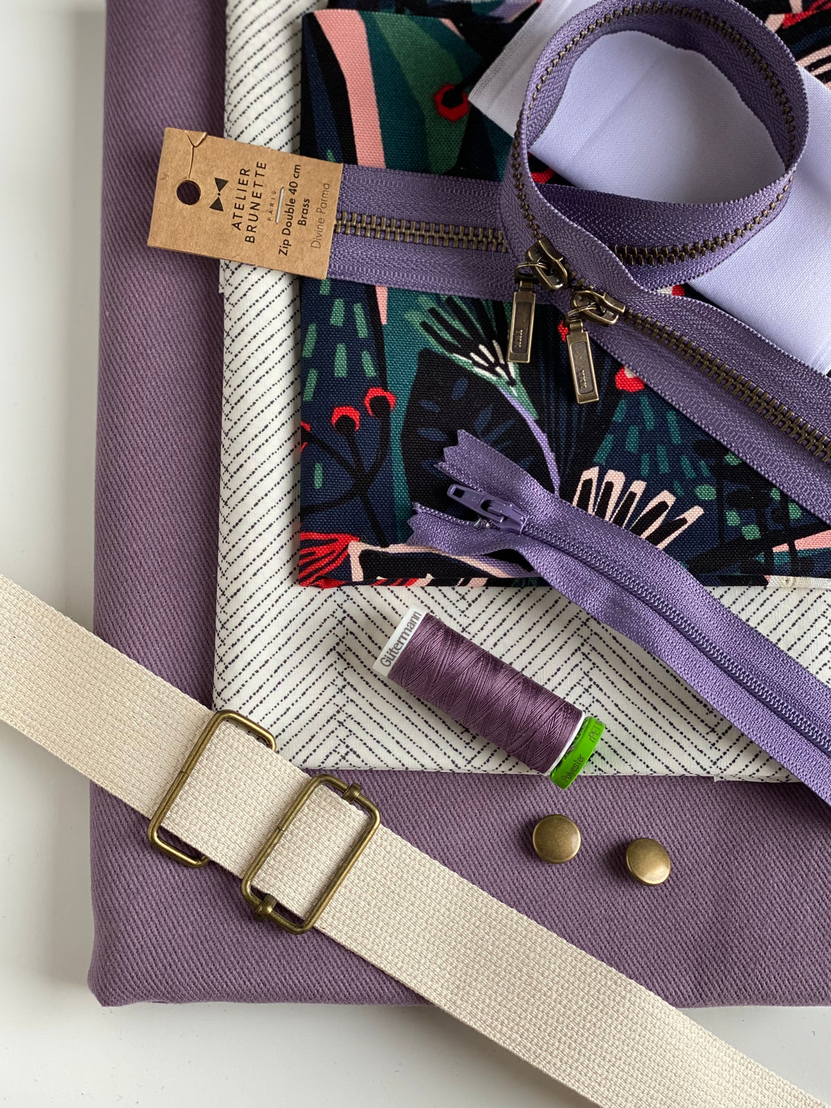 Le Sac Banane – DIY Bag Kit – Purple Haze