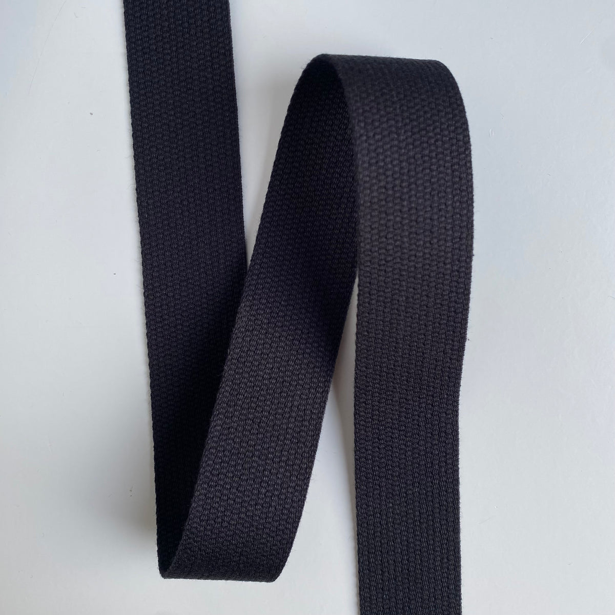 30mm - Bag Cotton Webbing/Strapping - Black