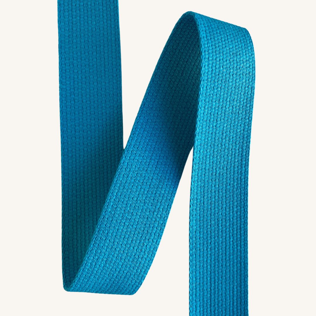Bag Cotton Webbing/Strapping (30mm) - Turquoise