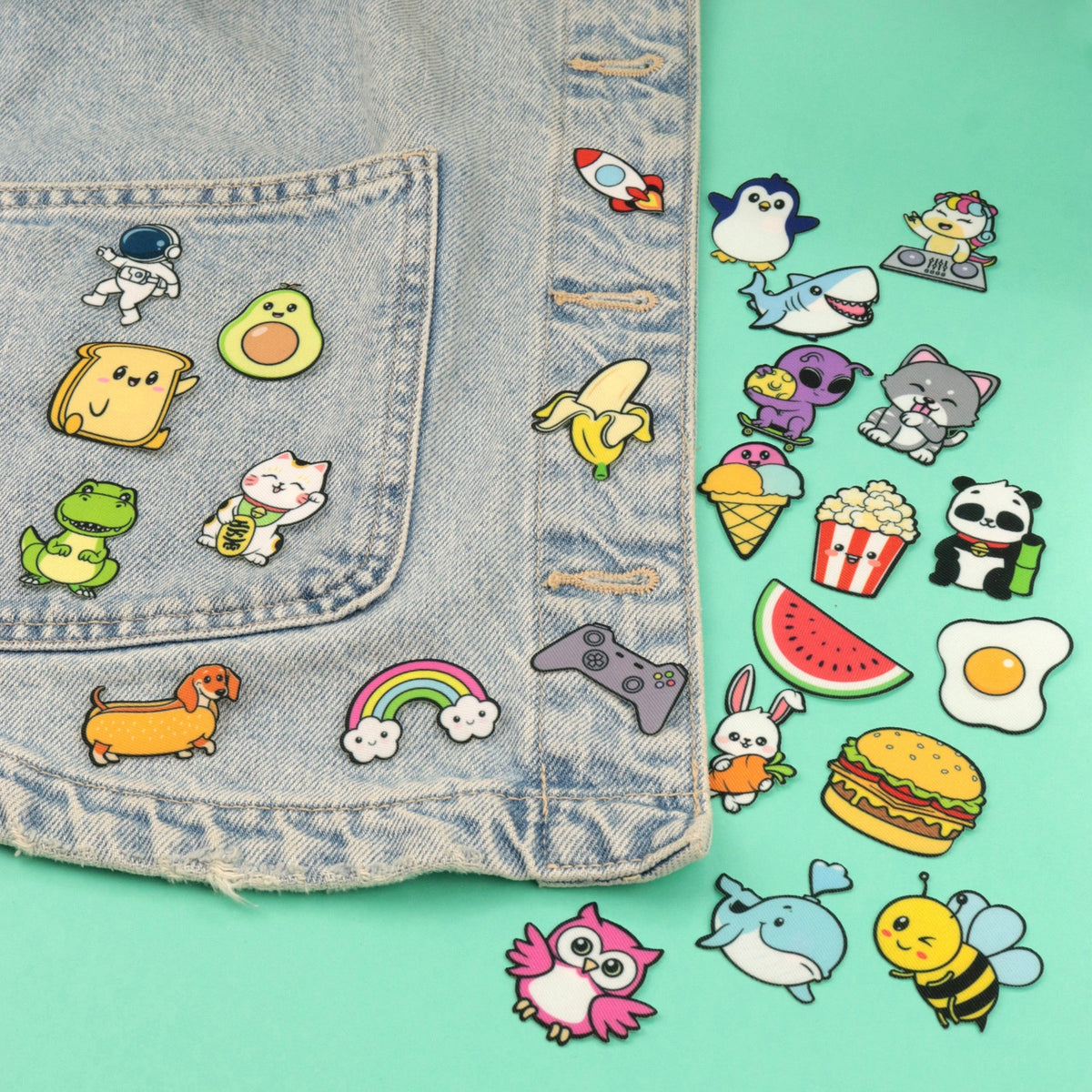 Iron-On Mini Patches