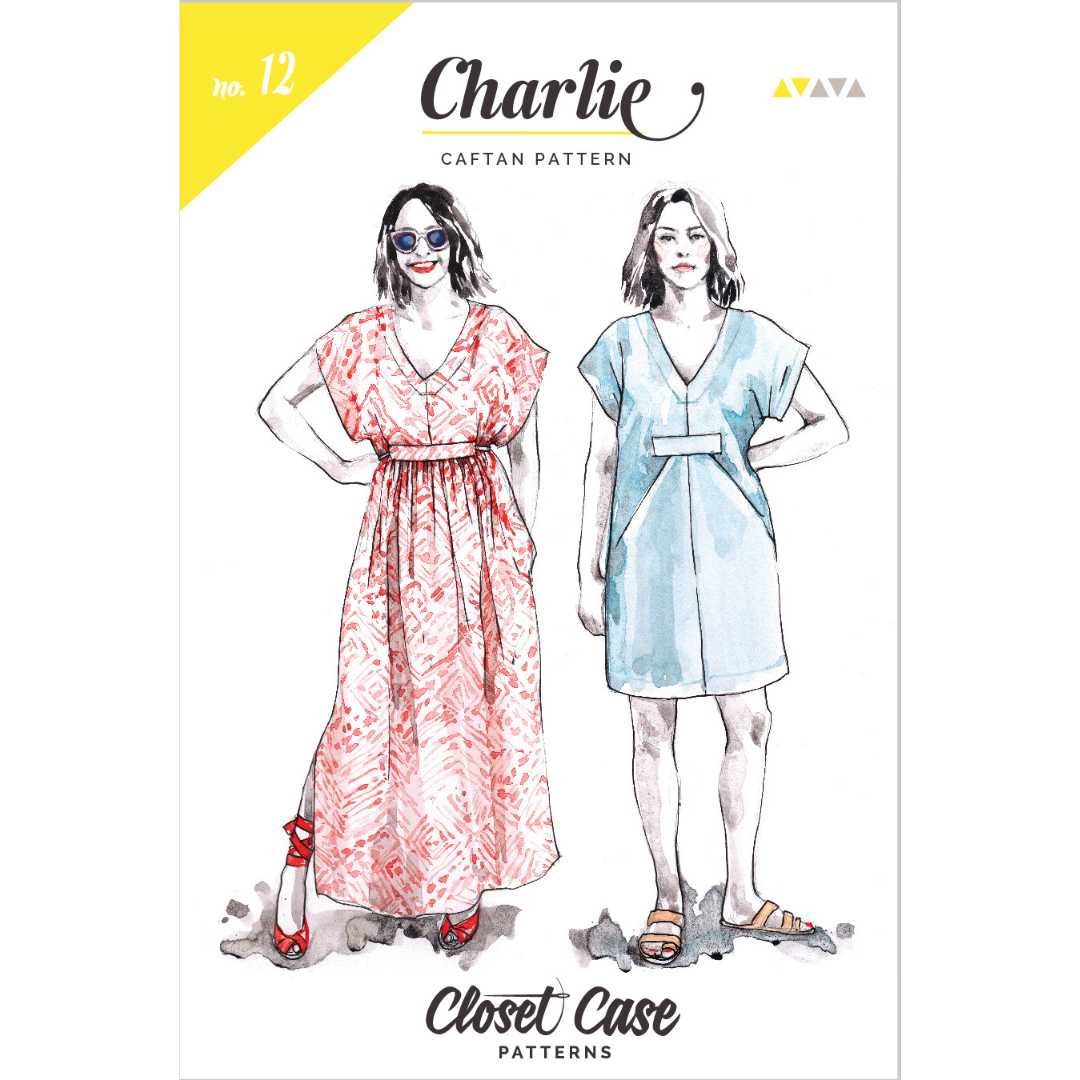 Charlie Caftan Sewing Pattern by Closet Core
