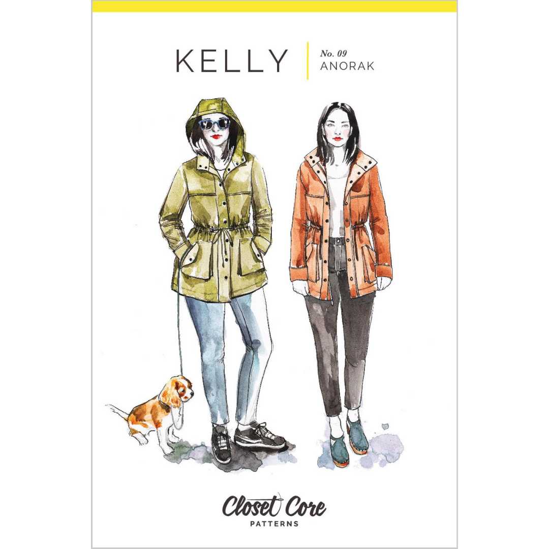 Kelly Anorak Sewing Pattern by Closet Core