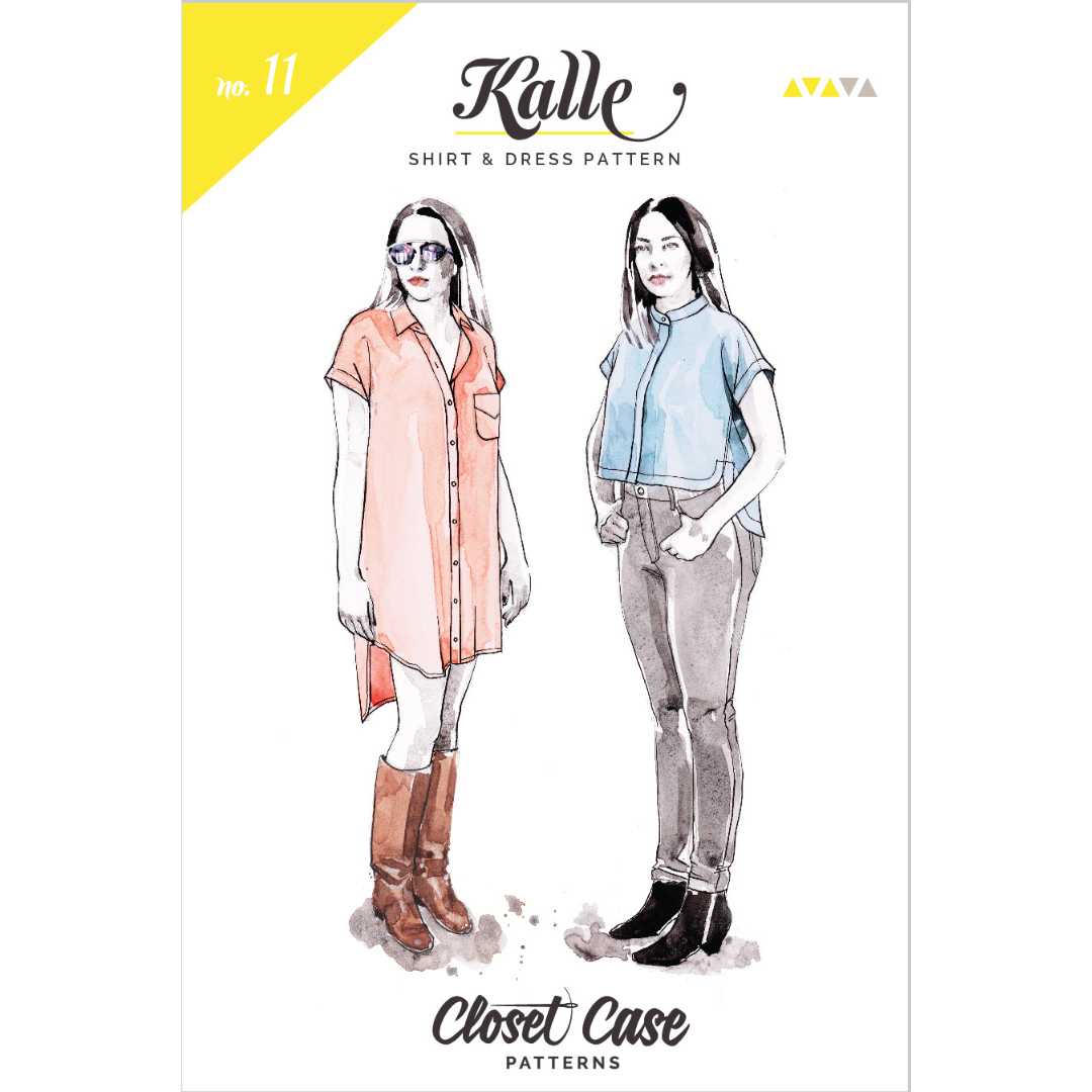 Kalle Shirt & Shirtdress Sewing Pattern by Closet Core