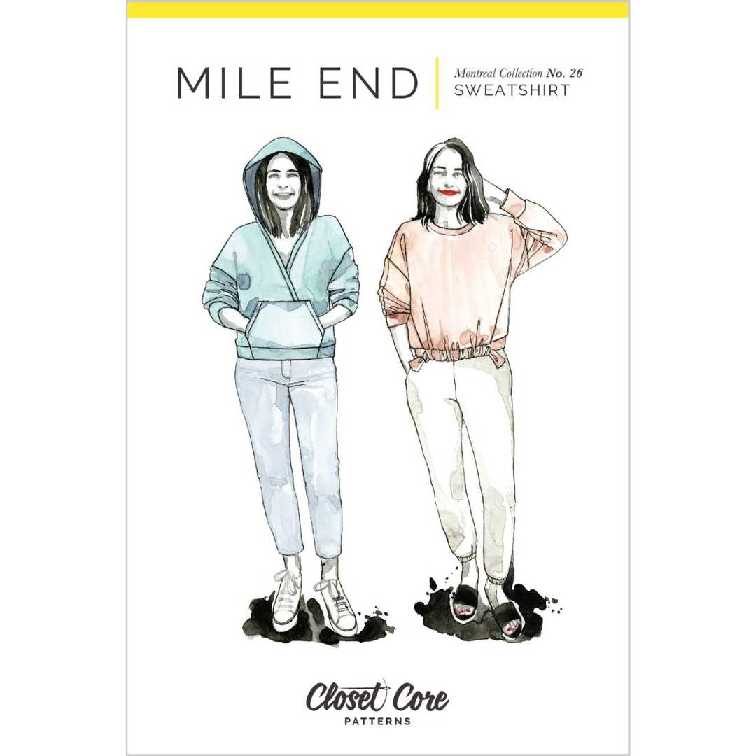 Mile End Sweatshirt Sewing Pattern by Closet Core
