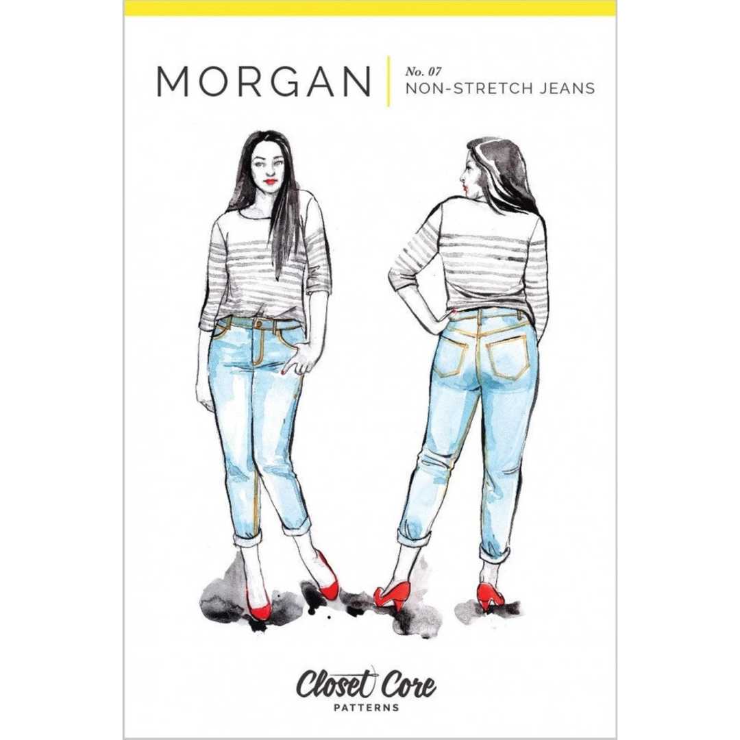 Morgan Boyfriend Jeans Sewing Pattern by Closet Core