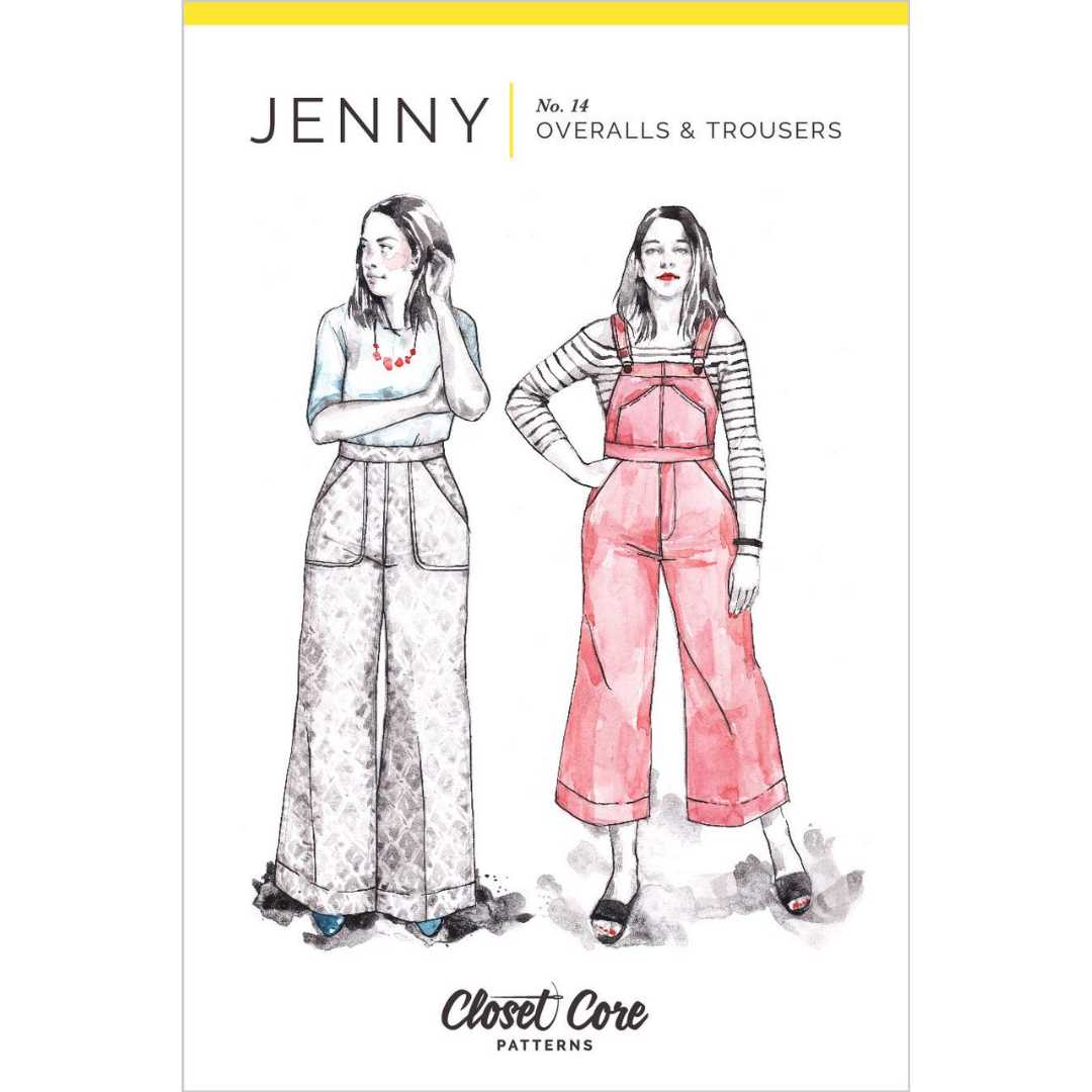 Jenny Overalls and Trousers Sewing Pattern by Closet Core