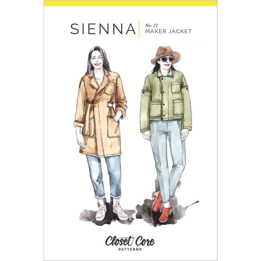 Sienna Maker Jacket Sewing Pattern by Closet Core