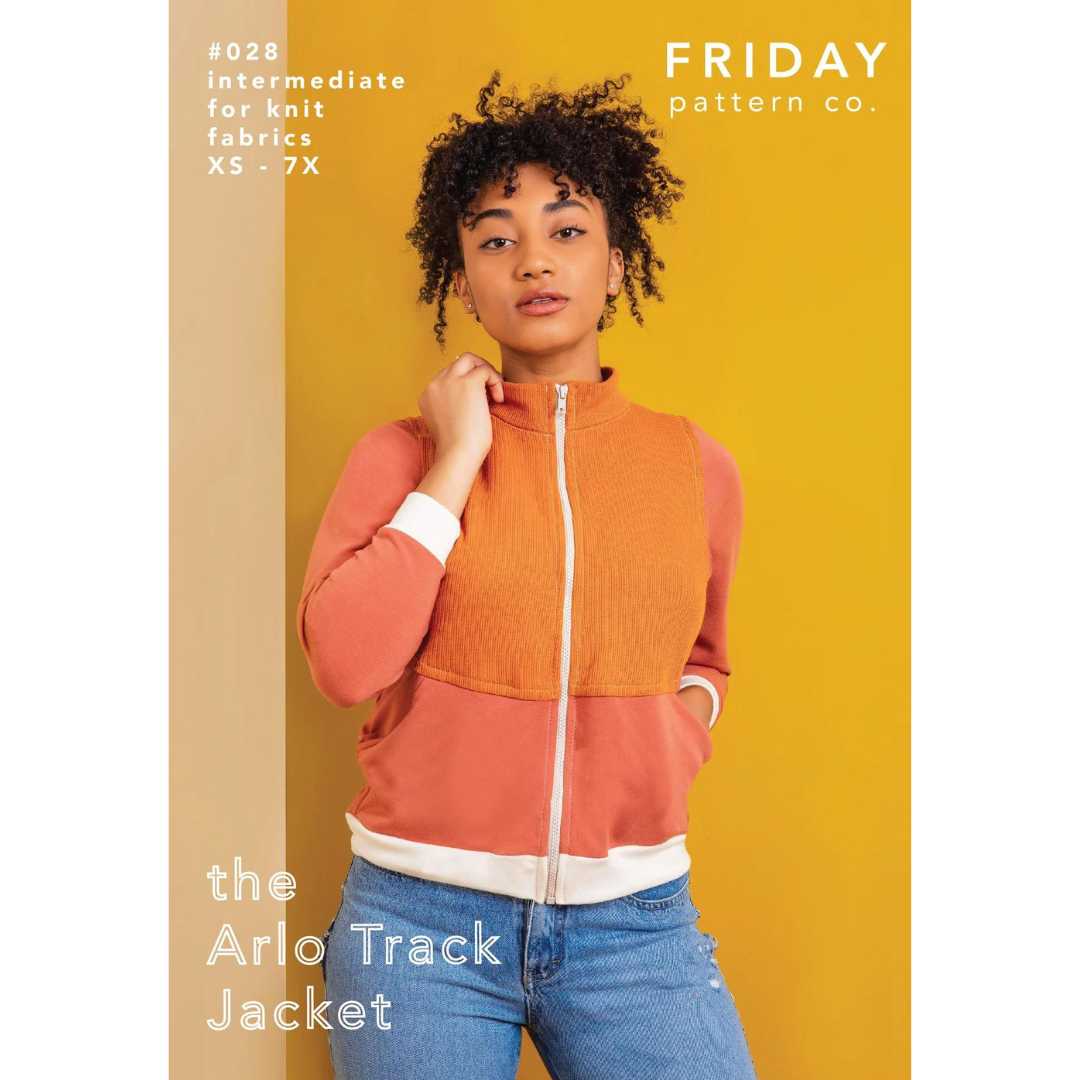 The Arlo Track Jacket Sewing Pattern by Friday Pattern Co.