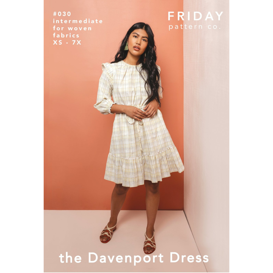 The Davenport Dress Sewing Pattern by Friday Pattern Co.