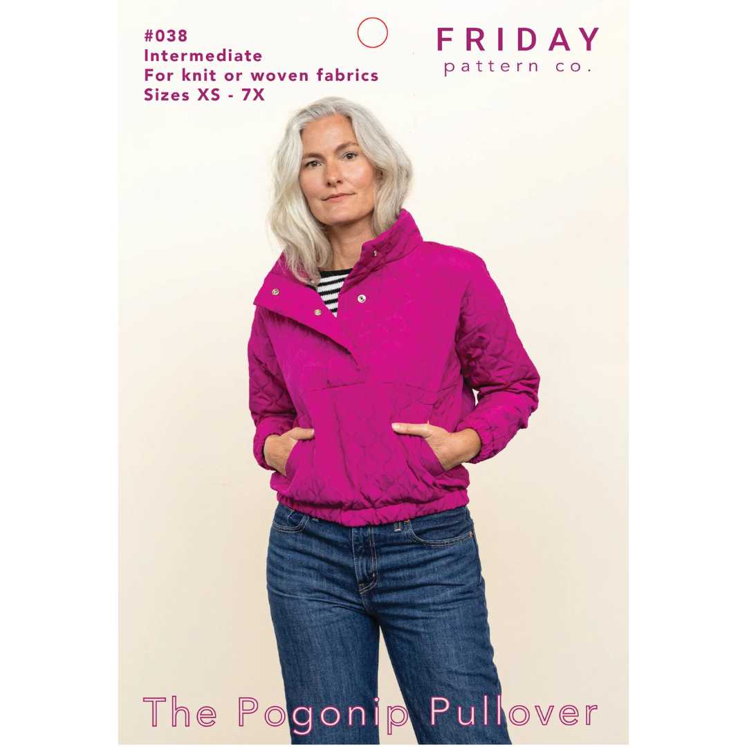The Pogonip Pullover Sewing Pattern by Friday Pattern Co.