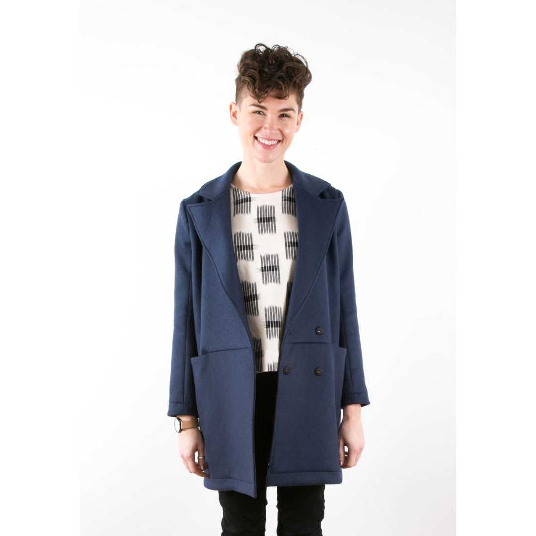Yates Coat Sewing Pattern by Grainline Studio