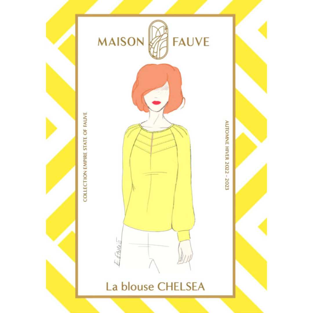 CHELSEA Top and Blouse Sewing Pattern by Maison Fauve