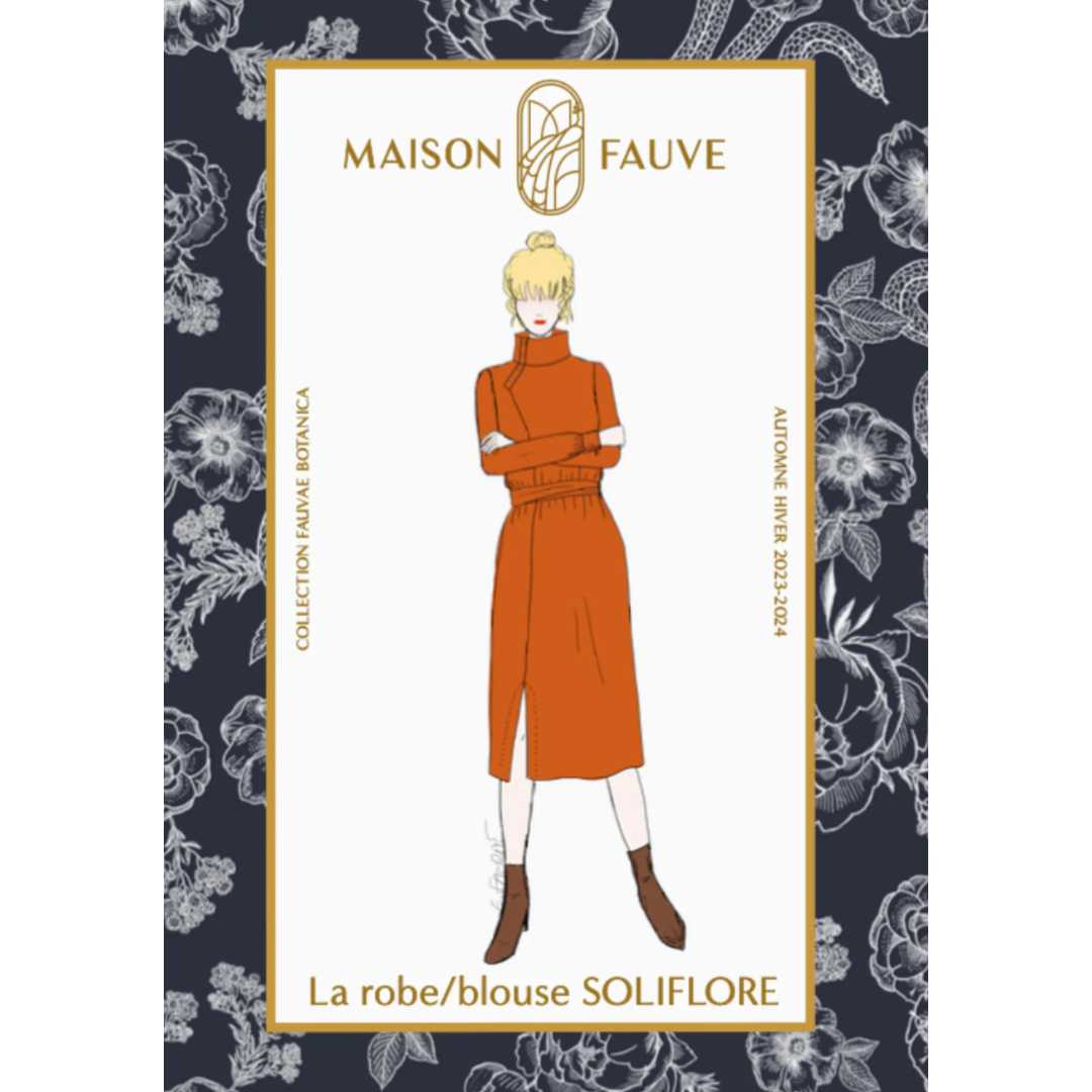 SOLIFLORE Dress and Blouse Sewing Pattern by Maison Fauve