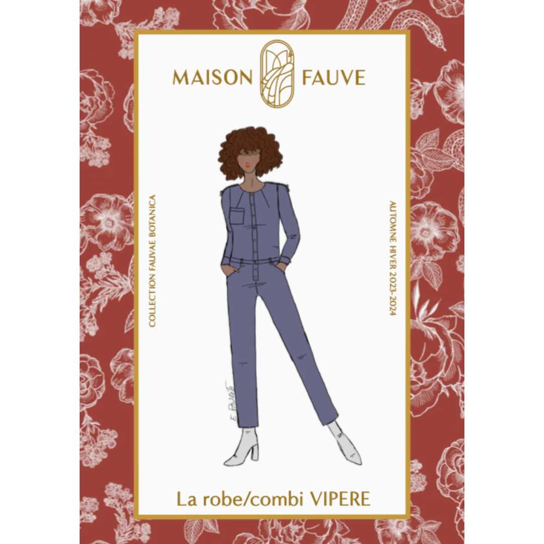 VIPÈRE Dress and Jumpsuit Sewing Pattern by Maison Fauve