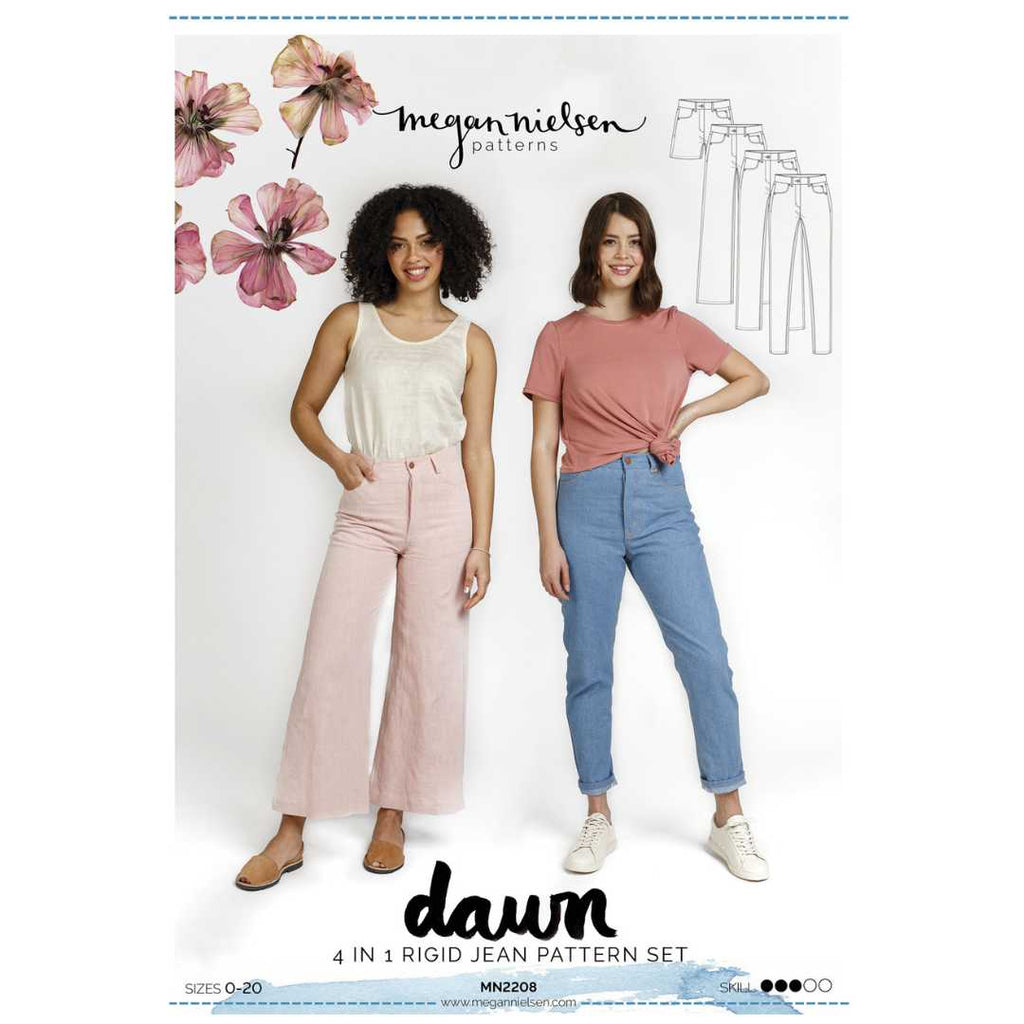 Dawn Jeans Sewing Pattern by Megan Nielsen