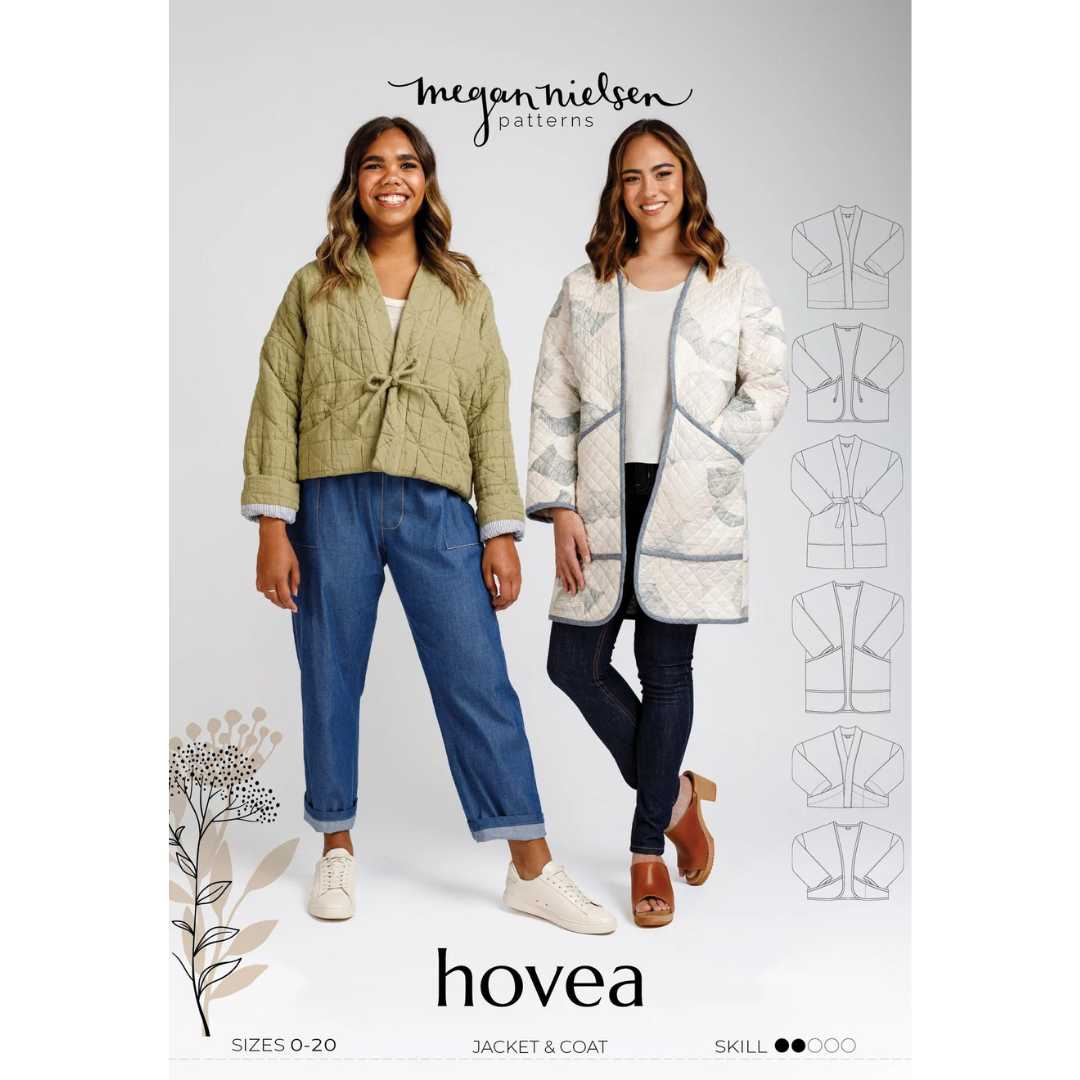 Hovea Jacket and Coat Sewing Pattern by Megan Nielsen