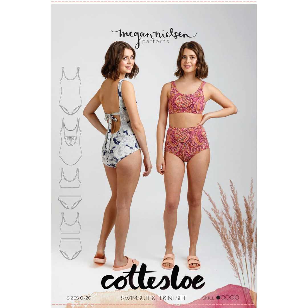Cottesloe Swimsuit Sewing Pattern by Megan Nielsen
