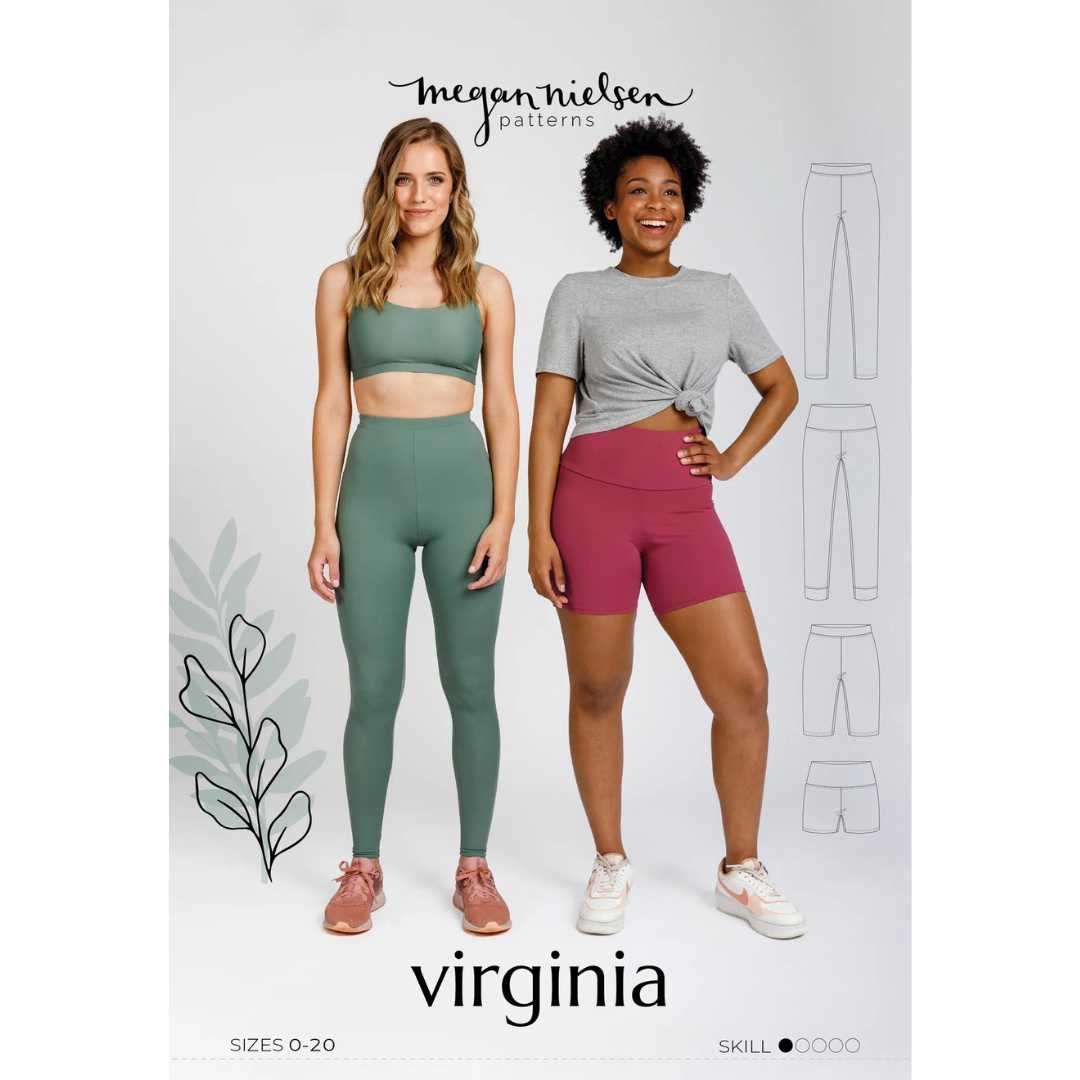 Virginia Leggings Sewing Pattern by Megan Nielsen