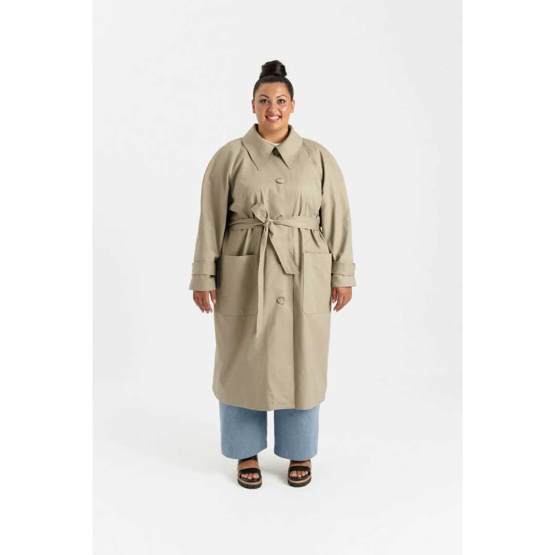 Eliza Curve Trench Sewing Pattern by Papercut Patterns