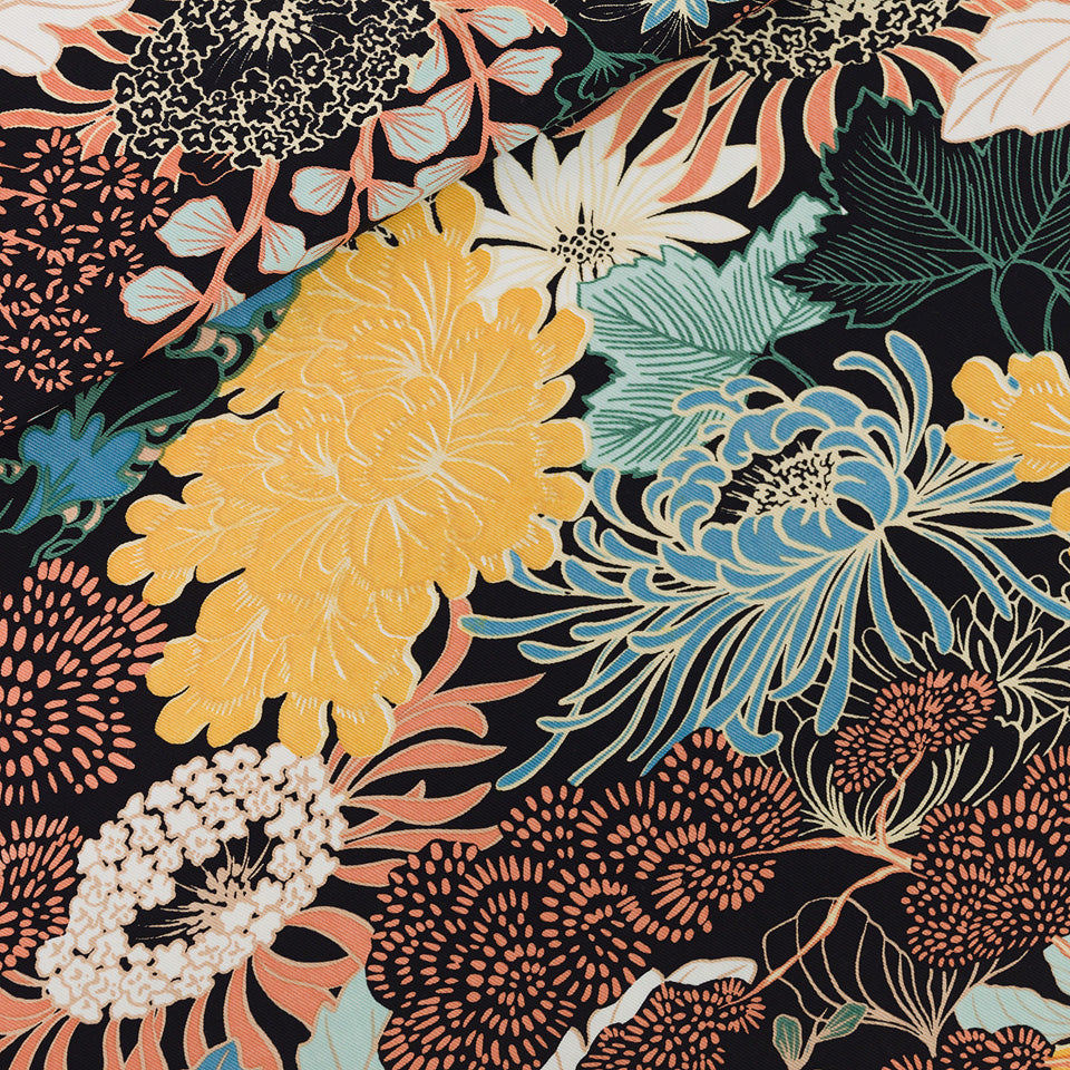 Sea Garden - Cotton Canvas Gabardine Twill Fabric - Priced per 0.5 metre