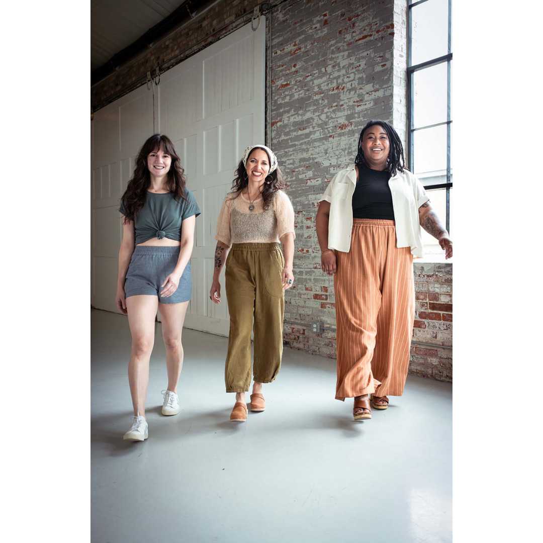 Chanterelle Pants and Shorts Sewing Pattern by Sew Liberated