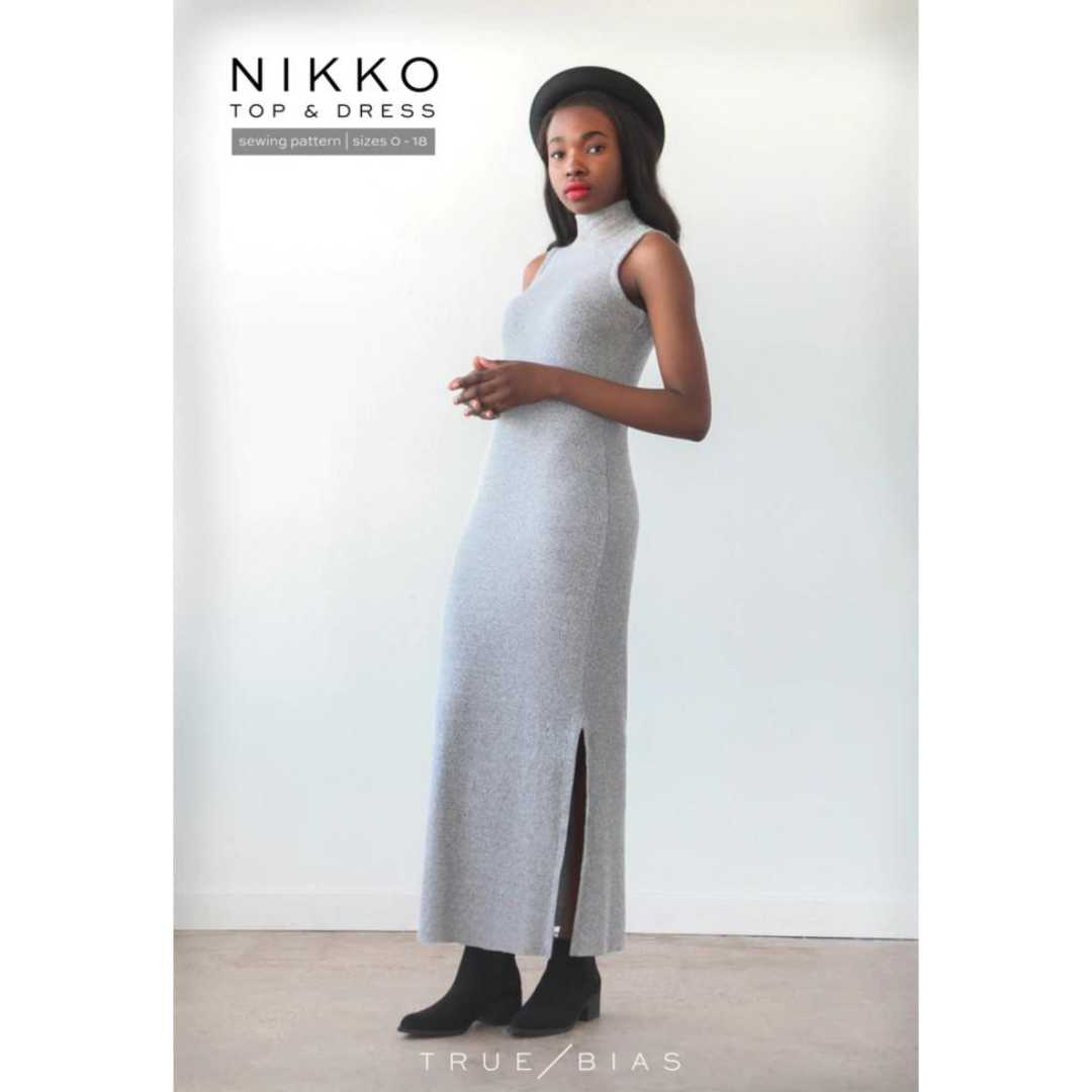 Nikko Top and Dress Sewing Pattern by True Bias