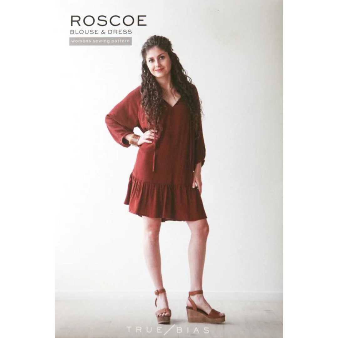 Roscoe Blouse and Dress Sewing Pattern by True Bias
