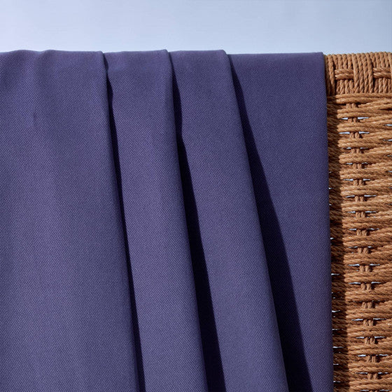 Gabardine Twill Fabric - Cobalt - Atelier Brunette - Priced per 0.5 metre