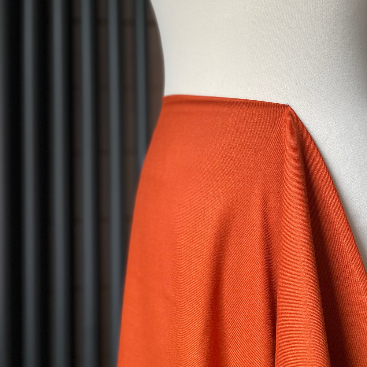 Recycled Stretch Bamboo Twill Fabric - Spice - Priced per 0.5 metre