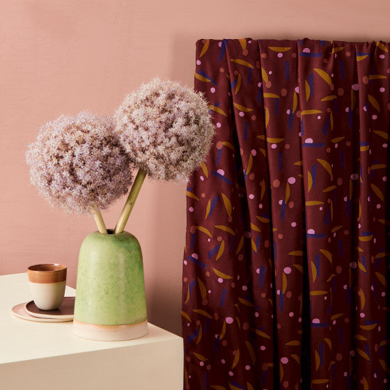 Java Rust - Viscose Crepe Fabric with Lenzing™️ EcoVero™️ fibres - Atelier Brunette - 0.5 metre
