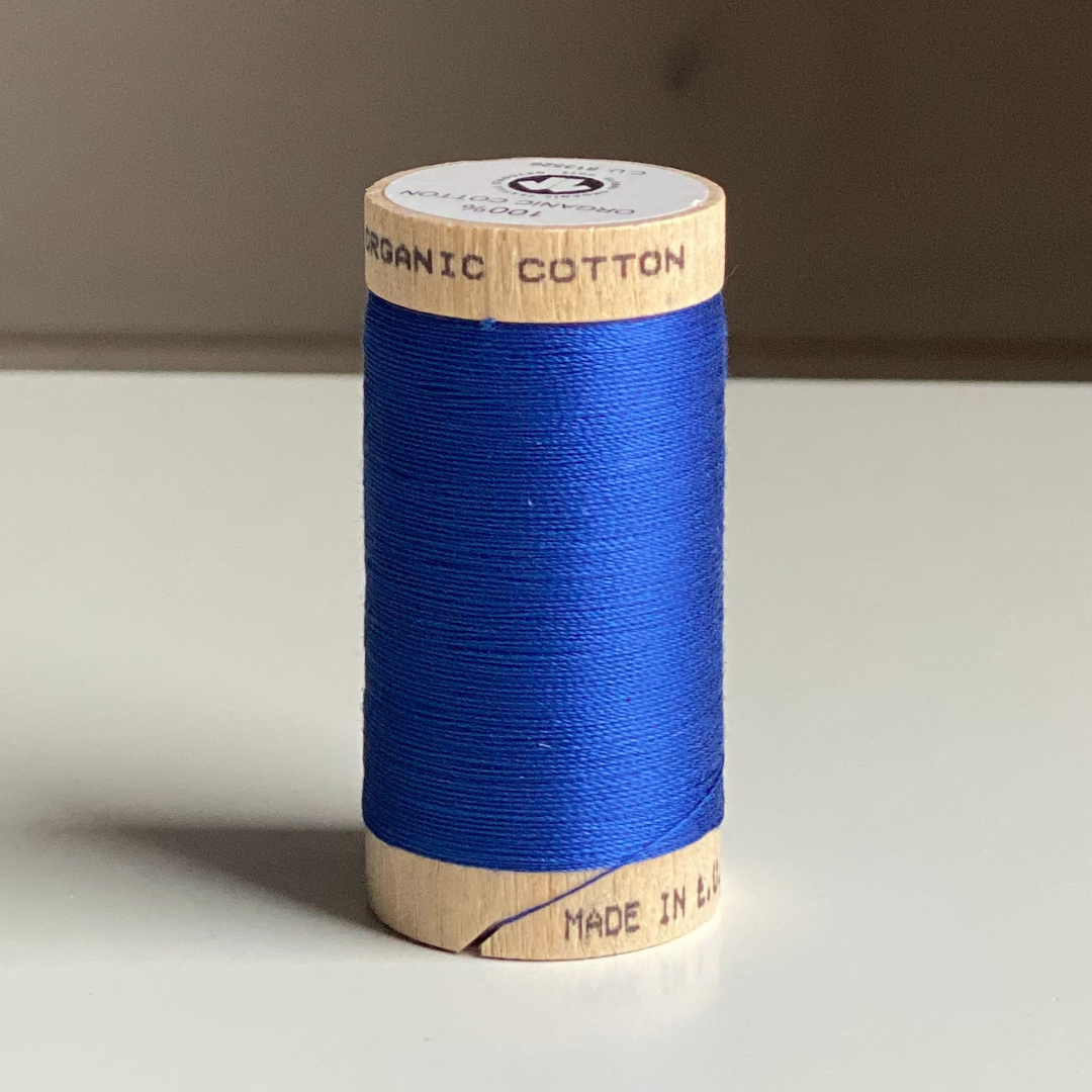Organic Cotton Thread - Cobalt Blue