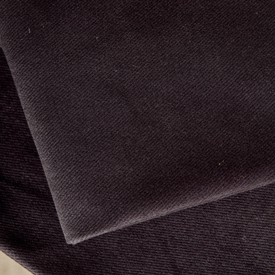 REMNANT 108cm - Gabardine Twill Fabric - Black - Atelier Brunette