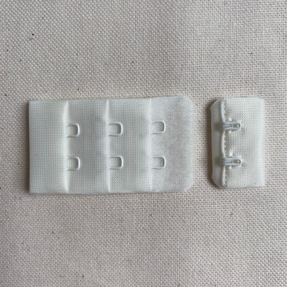 Bra Hook & Eye Set (30mm) - Ivory