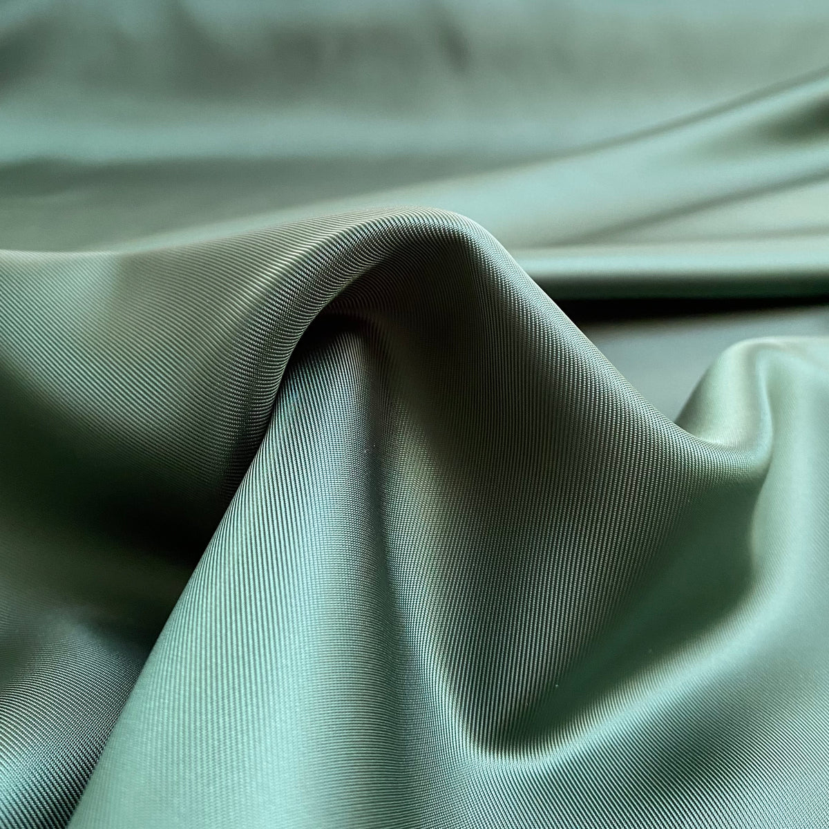 Cupro Lining Fabric - Forest Green - Priced per 0.5 metre