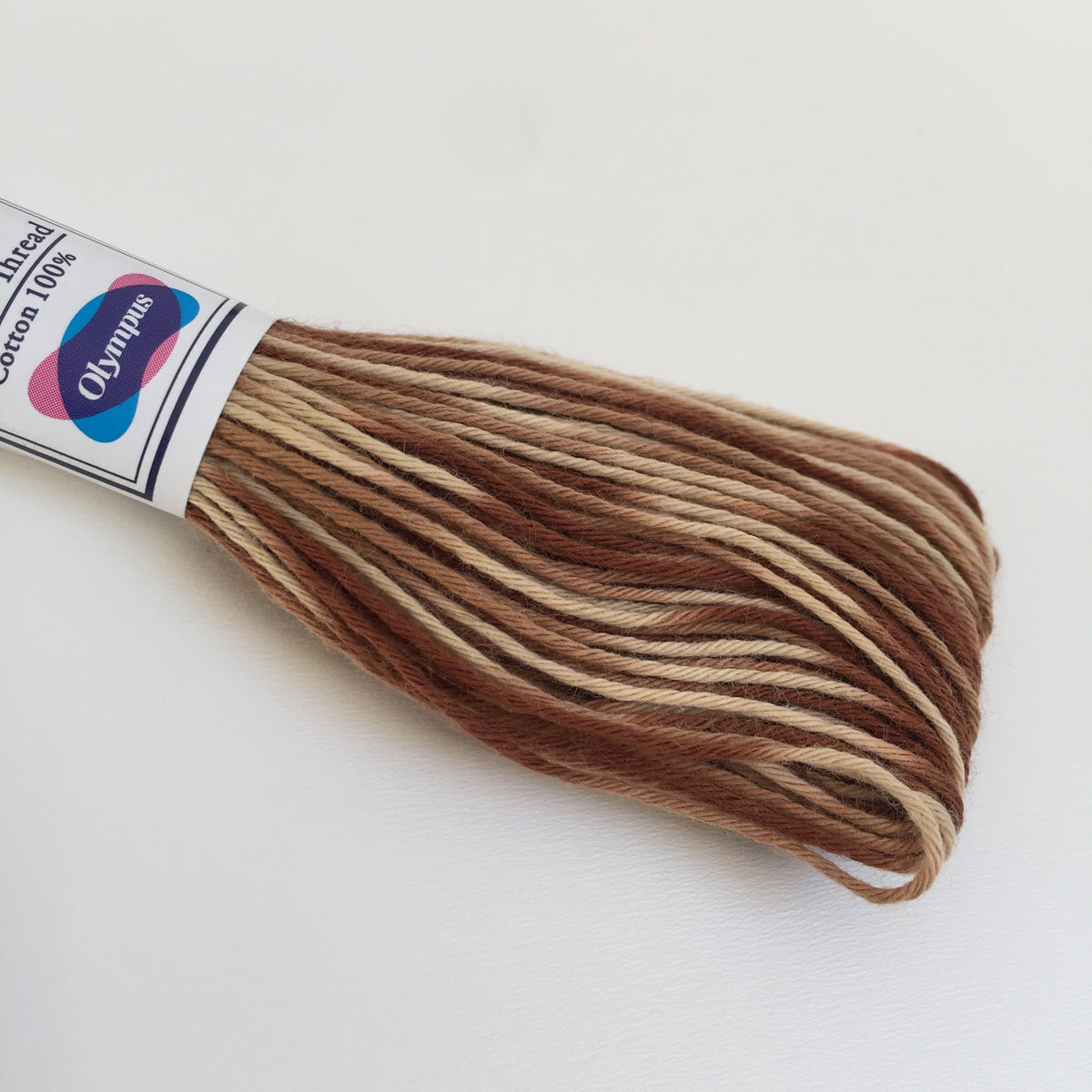 Olympus Japanese Sashiko Thread (20m) - Variegated Brown (#94)