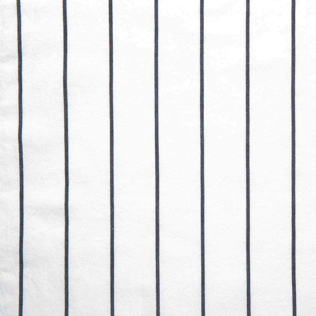 Nautic Stripes Cotton - Granite, White - 0.5 metre