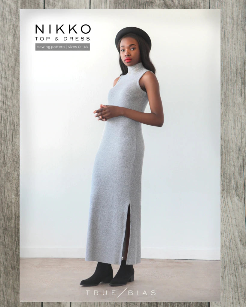 Nikko Top + Dress Sewing Pattern by True Bias