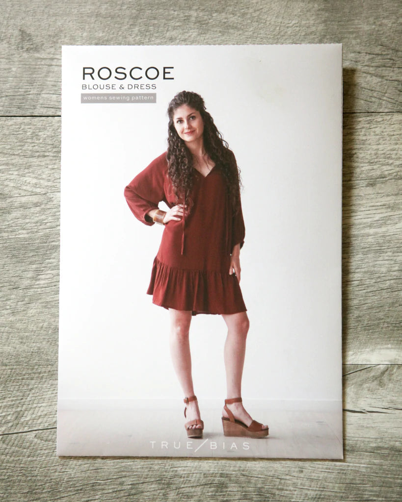 Roscoe Blouse + Dress Sewing Pattern by True Bias