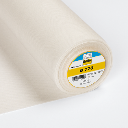 Vlieseline - G770 Medium Weight Bi-Elastic Fusible Cotton Interfacing - Ecru