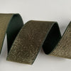 35mm Golden Lurex Elastic Band - Cedar