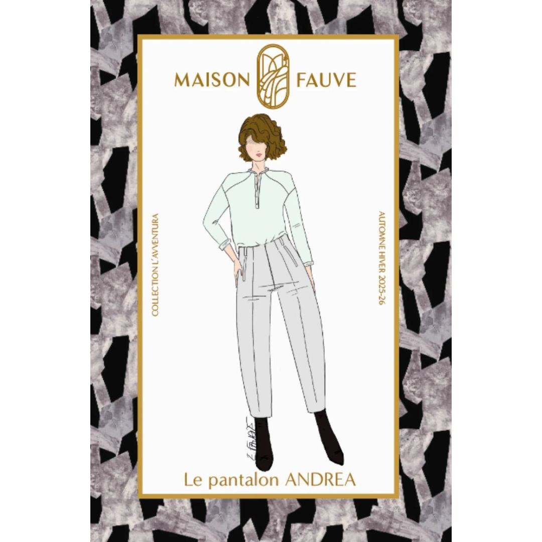 ANDREA Trousers Sewing Pattern by Maison Fauve