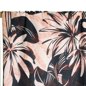 Atelier Jupe - Black Tropical Print Cotton Fabric