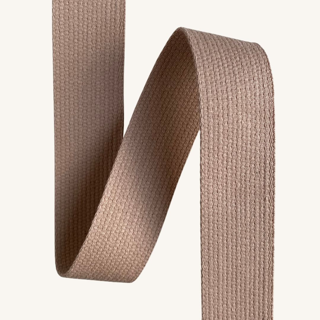 Bag Cotton Webbing/Strapping (30mm) - Biscuit Beige