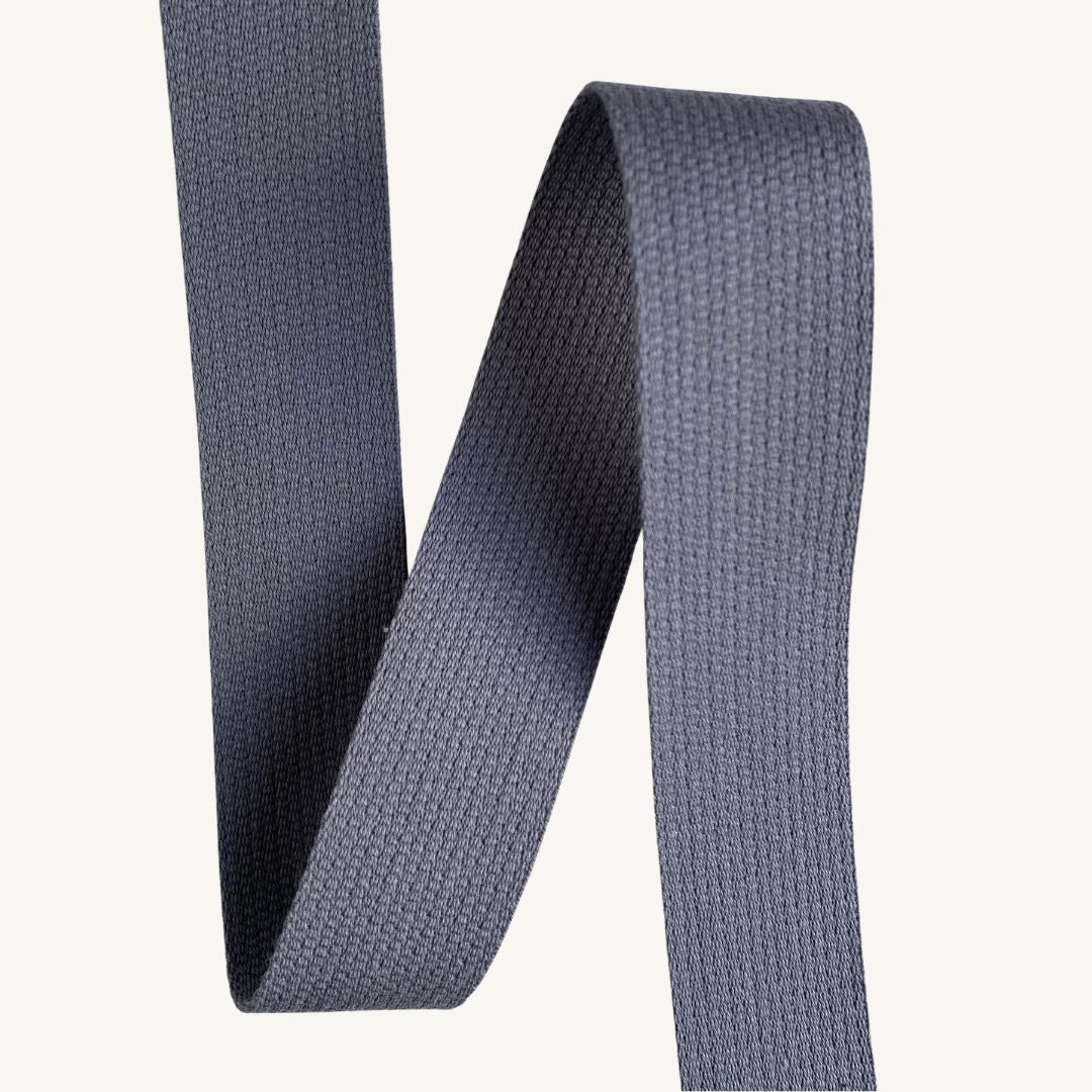 Bag Cotton Webbing/Strapping (30mm) - Grey