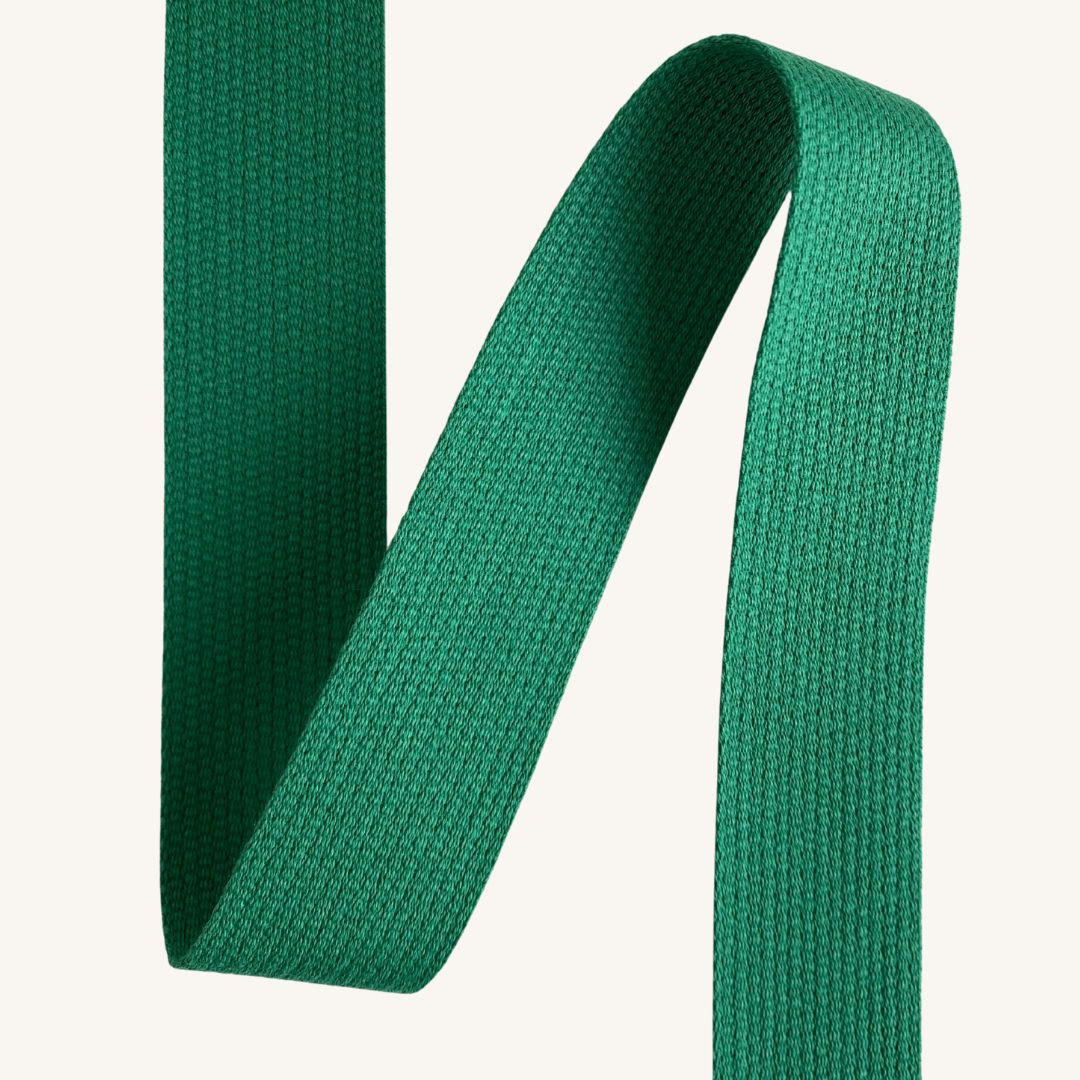 Bag Cotton Webbing/Strapping (30mm) - Shamrock Green