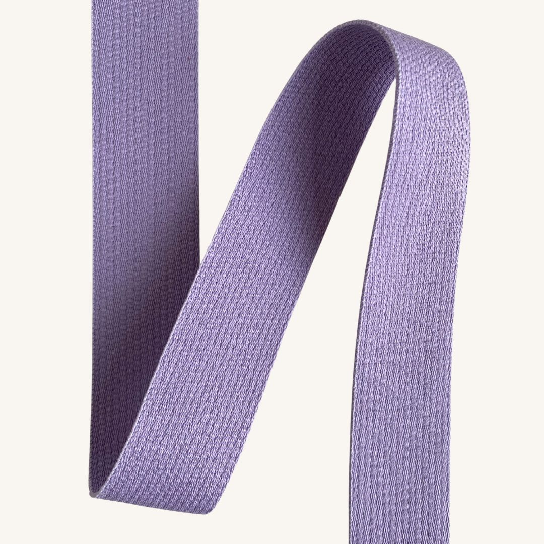 Bag Cotton Webbing/Strapping (30mm) - Wisteria Purple