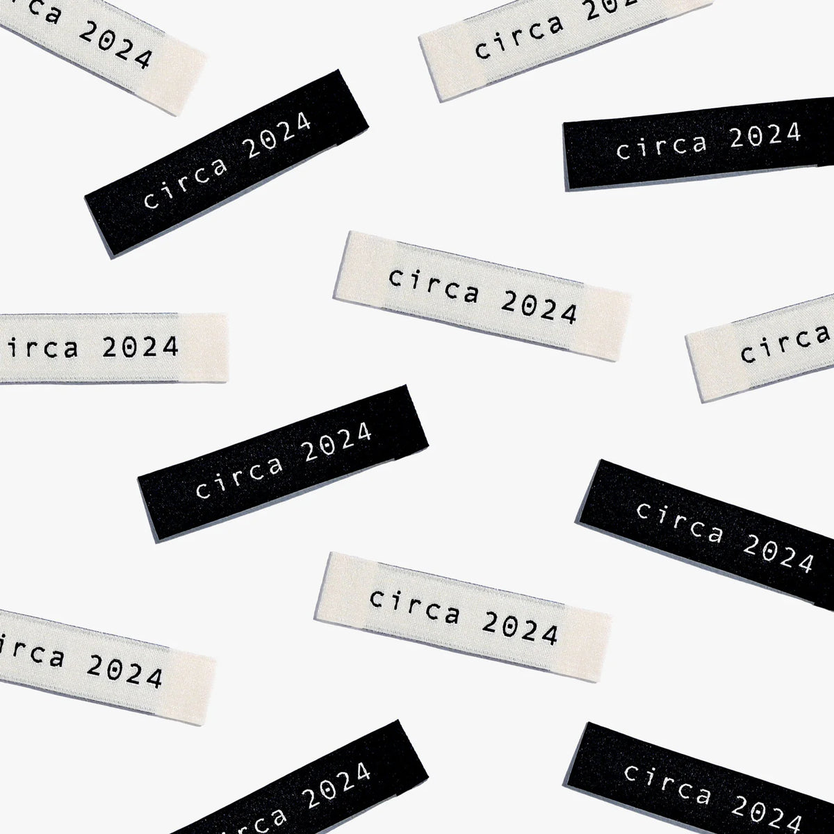 CIRCA 2024 - Pack of 6 Woven Sew-In Labels
