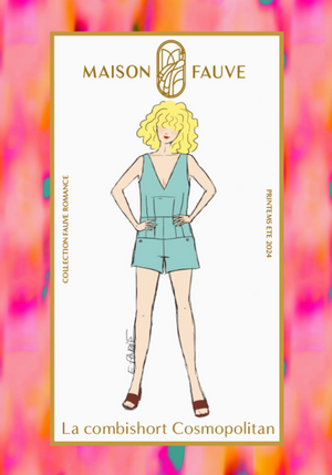 COSMOPOLITAN Playsuit/Dress Sewing Pattern by Maison Fauve