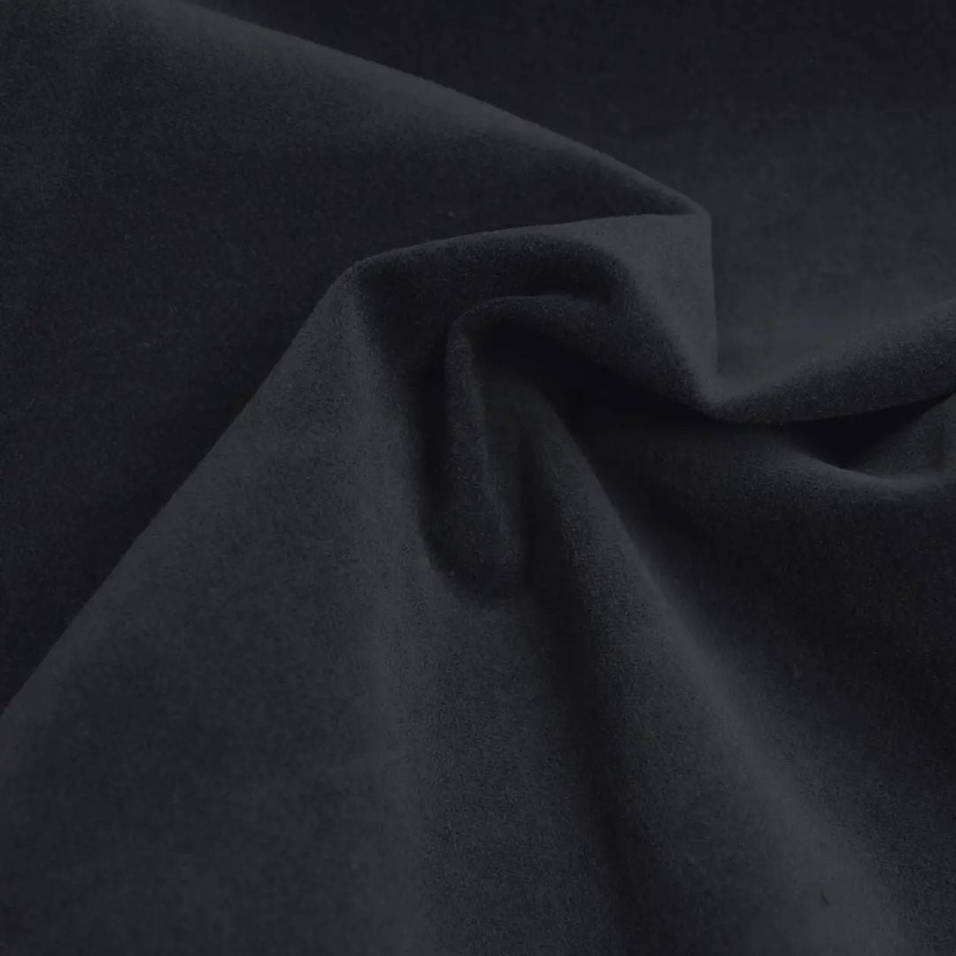 Cousette - Stretch Velvet Fabric - Black Night