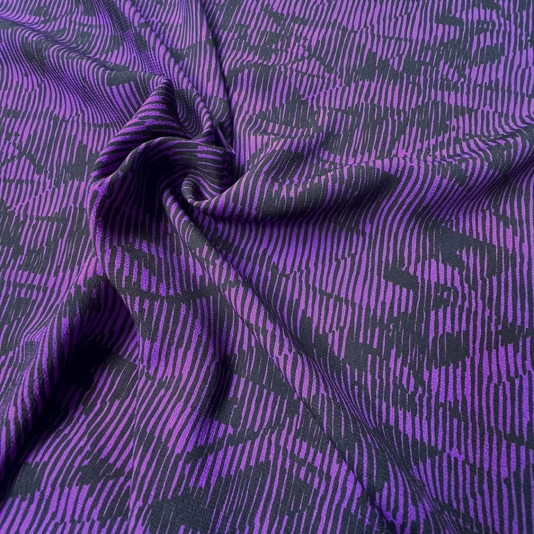 Cousette - Viscose Crepe Fabric - Magic Purple Spell